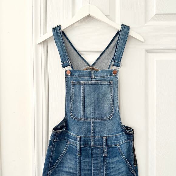 Madewell Skinny Denim Overalls Groveland Wash AA599 Small Women - Picture 2 of 9